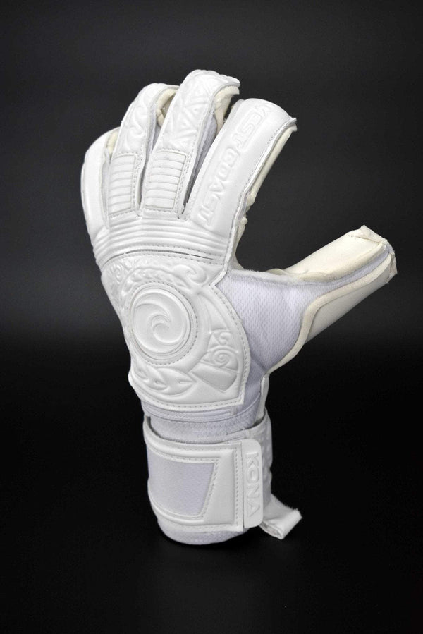 West Coast Goalkeeping KONA PURE Whiteout Glove Finger Protection