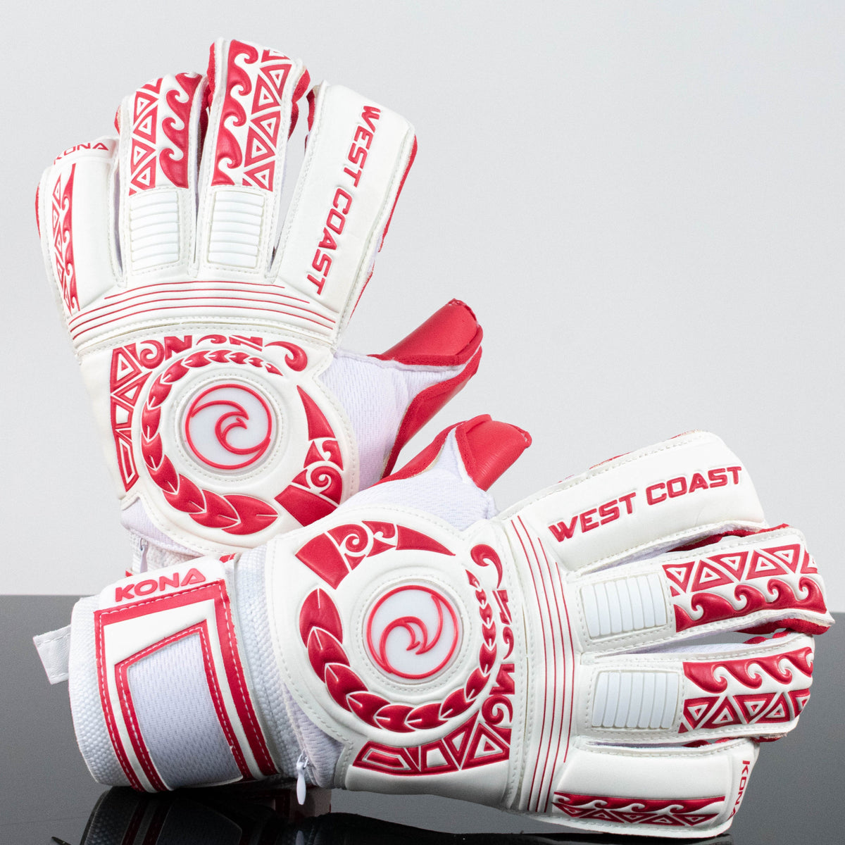 West Coast Goalkeeping KONA Crimson Soccer Goalkeeper Gloves