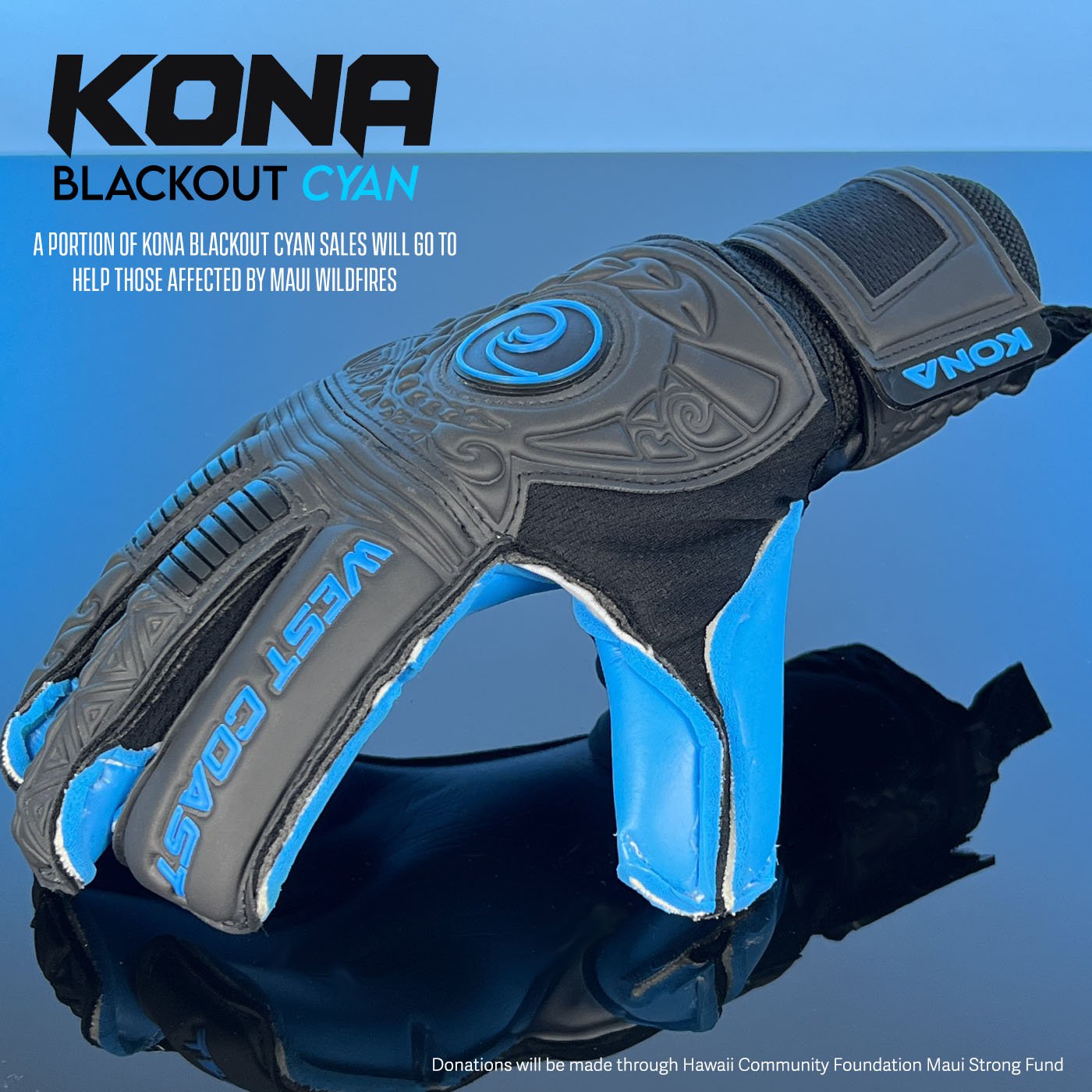 KONA Blackout Cyan