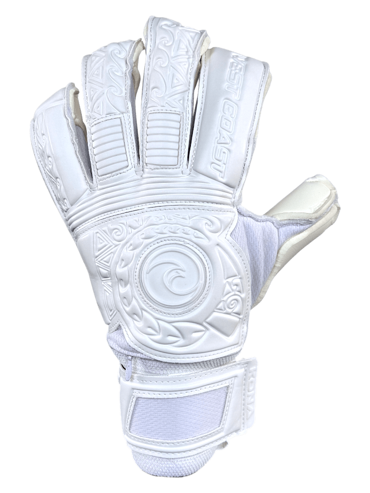 goalkeeping gear West Coast Goalkeeping Kona PURE Whiteout Glove Finger Protection 6