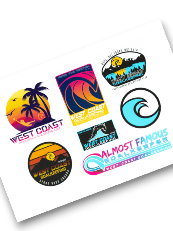 Sticker Sheet - West Coast Goalkeeping