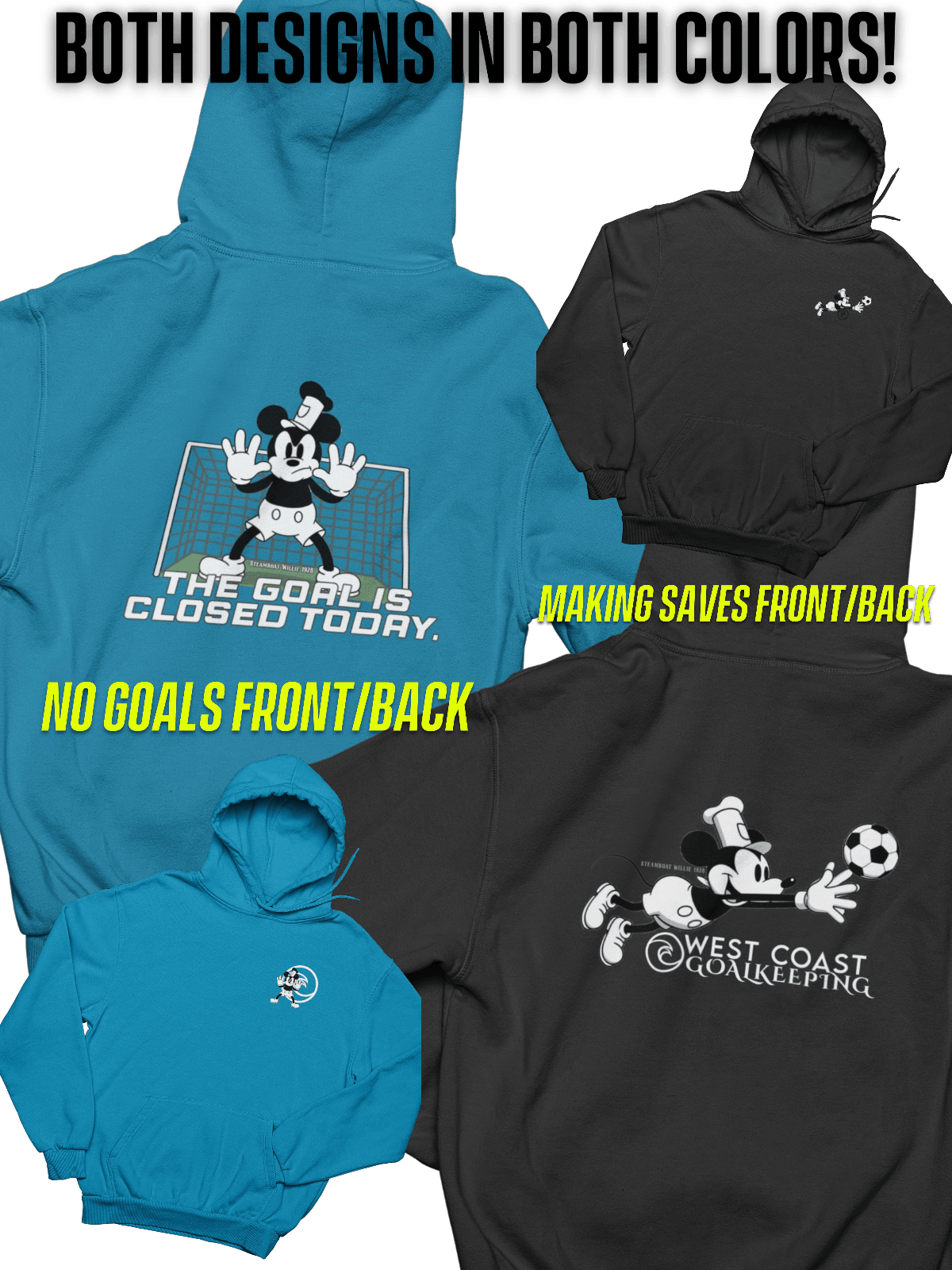 Youth Steamboat Willie Hoodie