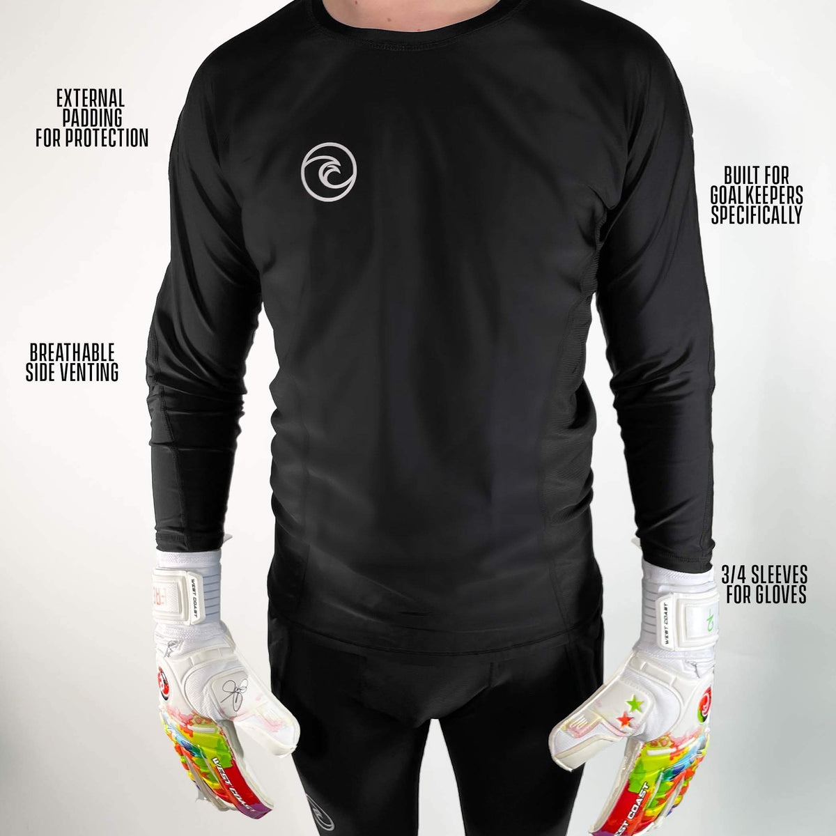 Padded BaseLayer Undershirt - West Coast Goalkeeping