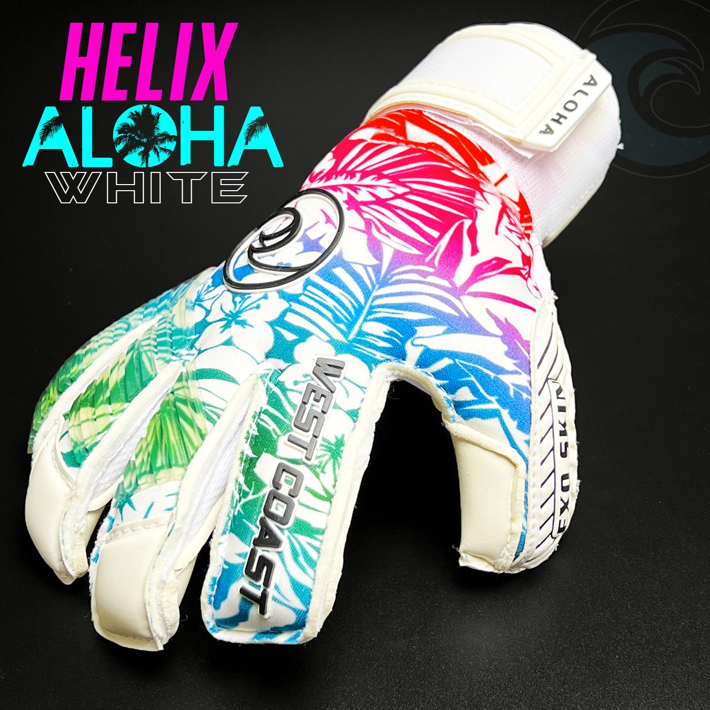 Helix Aloha White - West Coast Goalkeeping