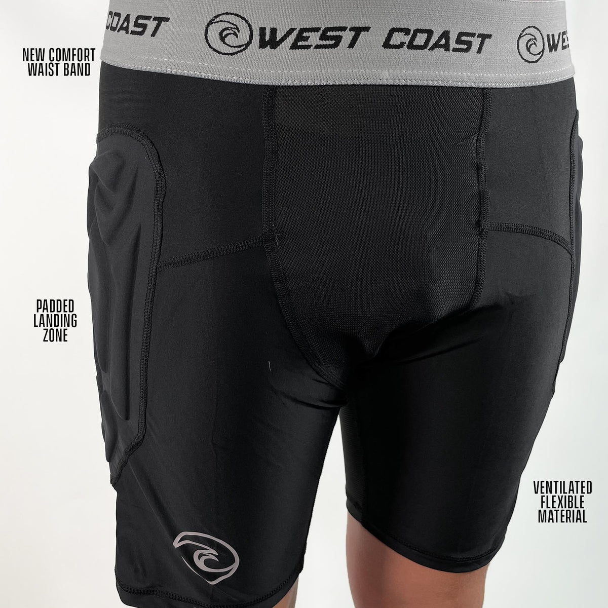 Padded BaseLayer Slider Shorts - West Coast Goalkeeping